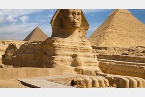 Kim tự tháp và tượng Nhân sư  Ai Cập từng bị chìm dưới mực nước biển