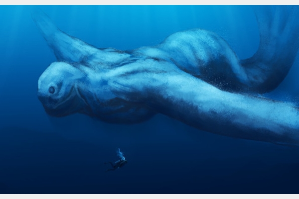 Sốc bí ẩn quái vật biển tại Nam Cực hình người khổng lồ