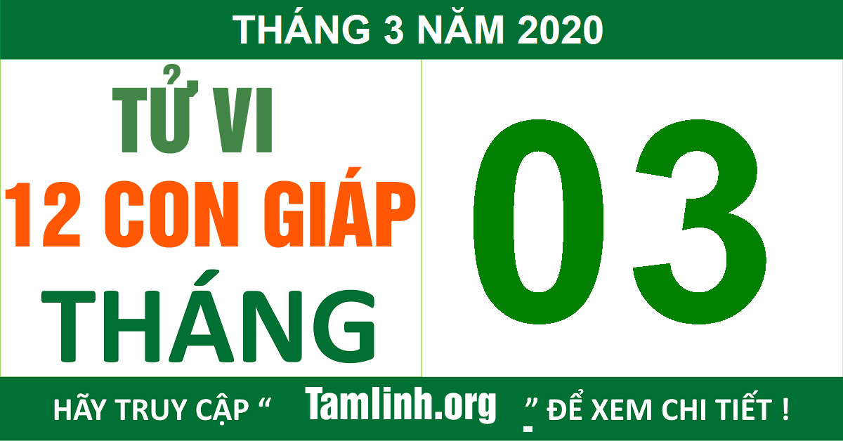 tu vi 12 con giap thang 3 canh ty