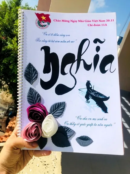 Mẫu tập san 20/11 số 23