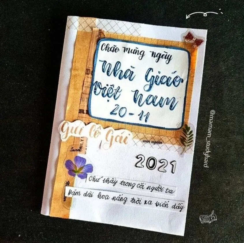 Mẫu tập san 20/11 số 8