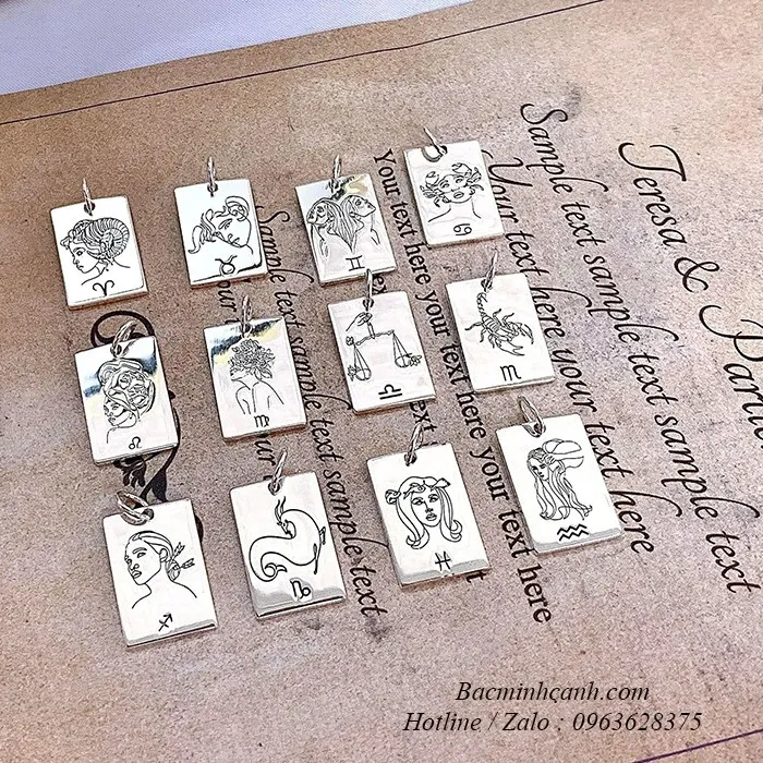 Dây chuyền 12 cung hoàng đạo và biểu tượng chiêm tinh