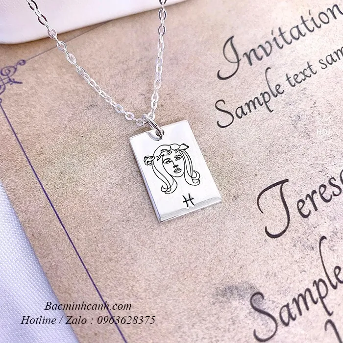 Dây chuyền bạc ta 12 cung hoàng đạo