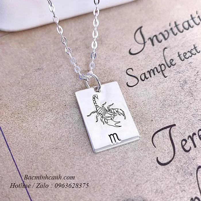 Dây chuyền cung Bảo Bình và các thiết kế độc đáo